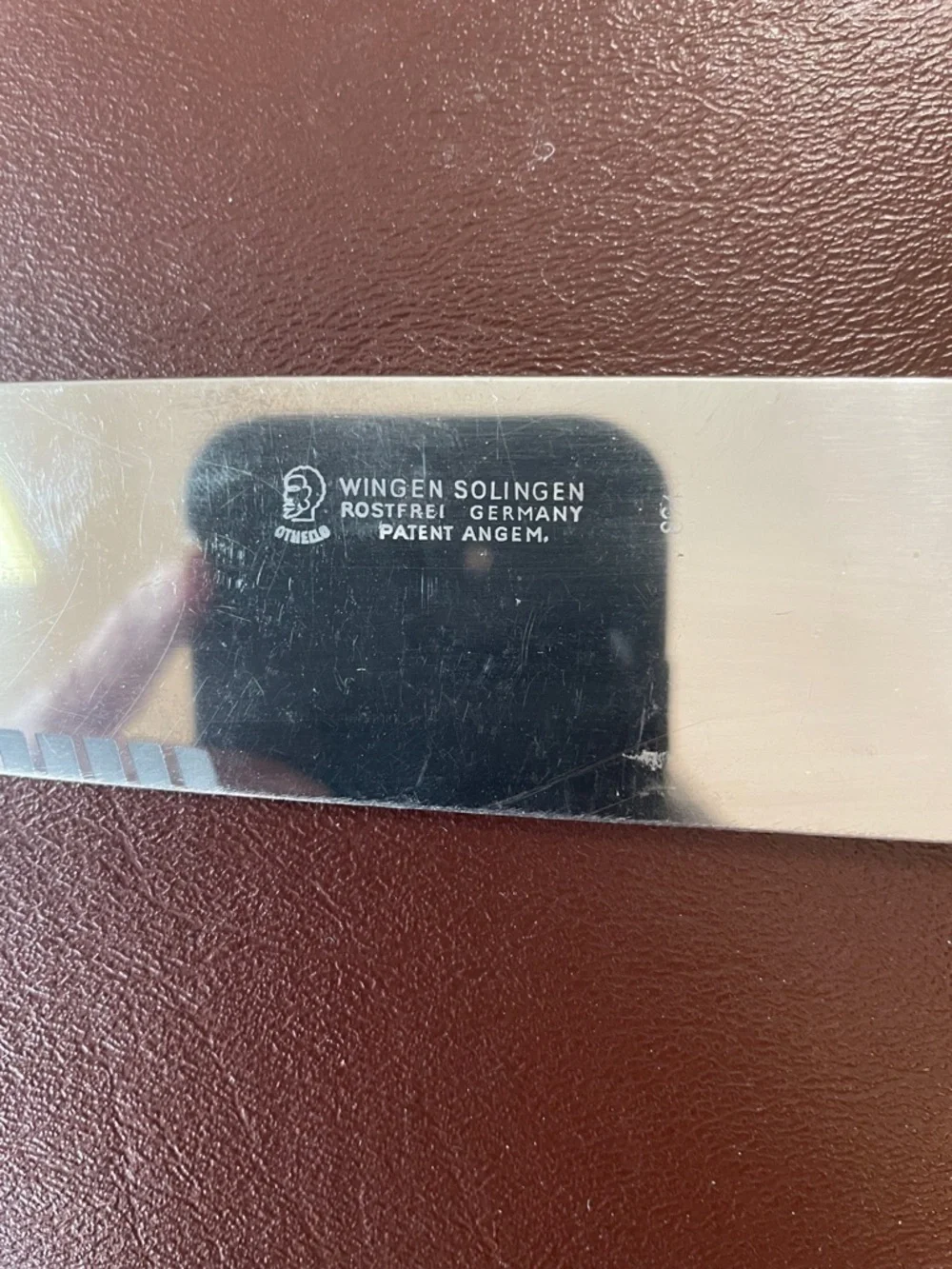 Wingen Solingen Chefs knife W Germany 8